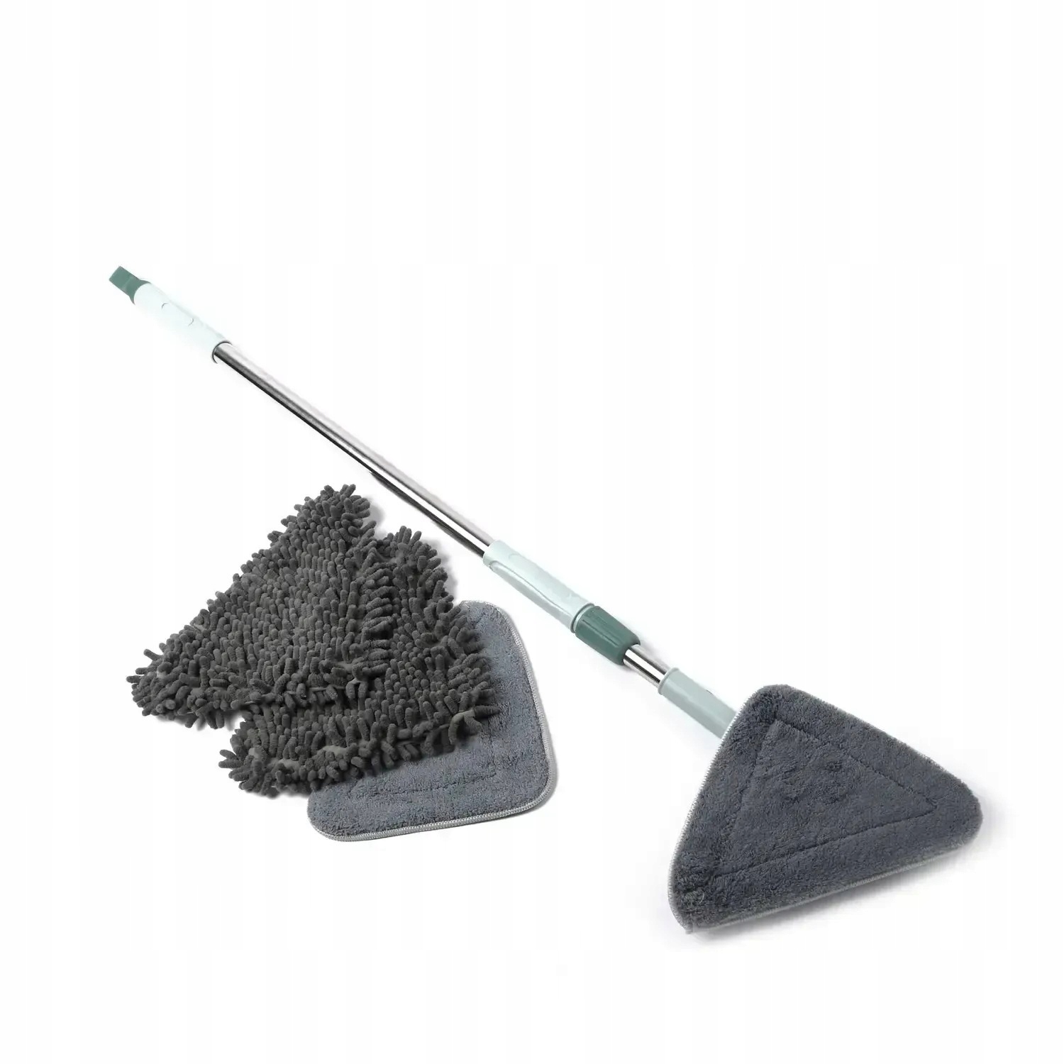 Levně Otočný mop 360 Trojúhelníkový pro okna a skla s regulací 130 cm