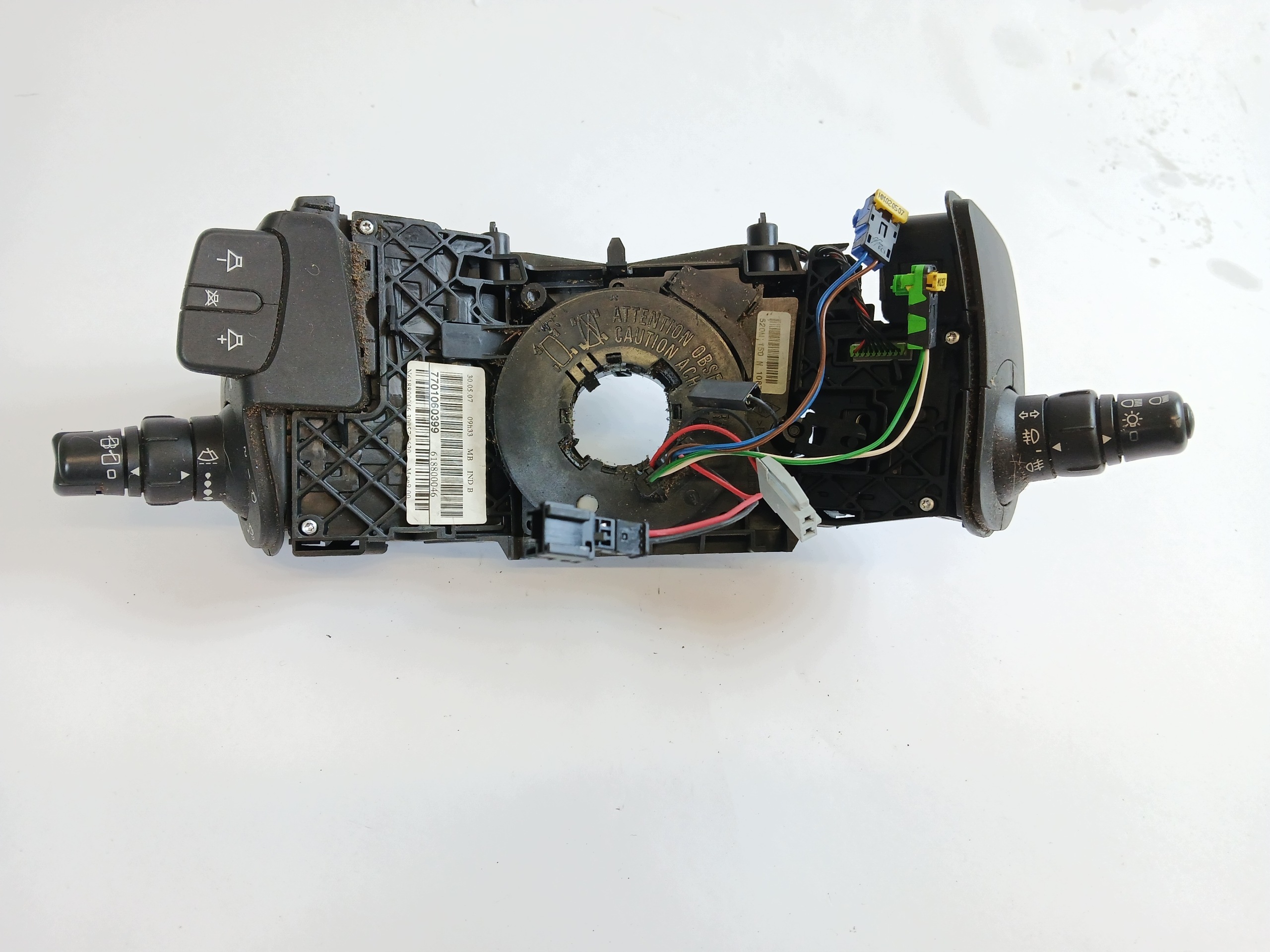 RENAULT SCENIC II commande levier commodo sous volant commodo 7701060399