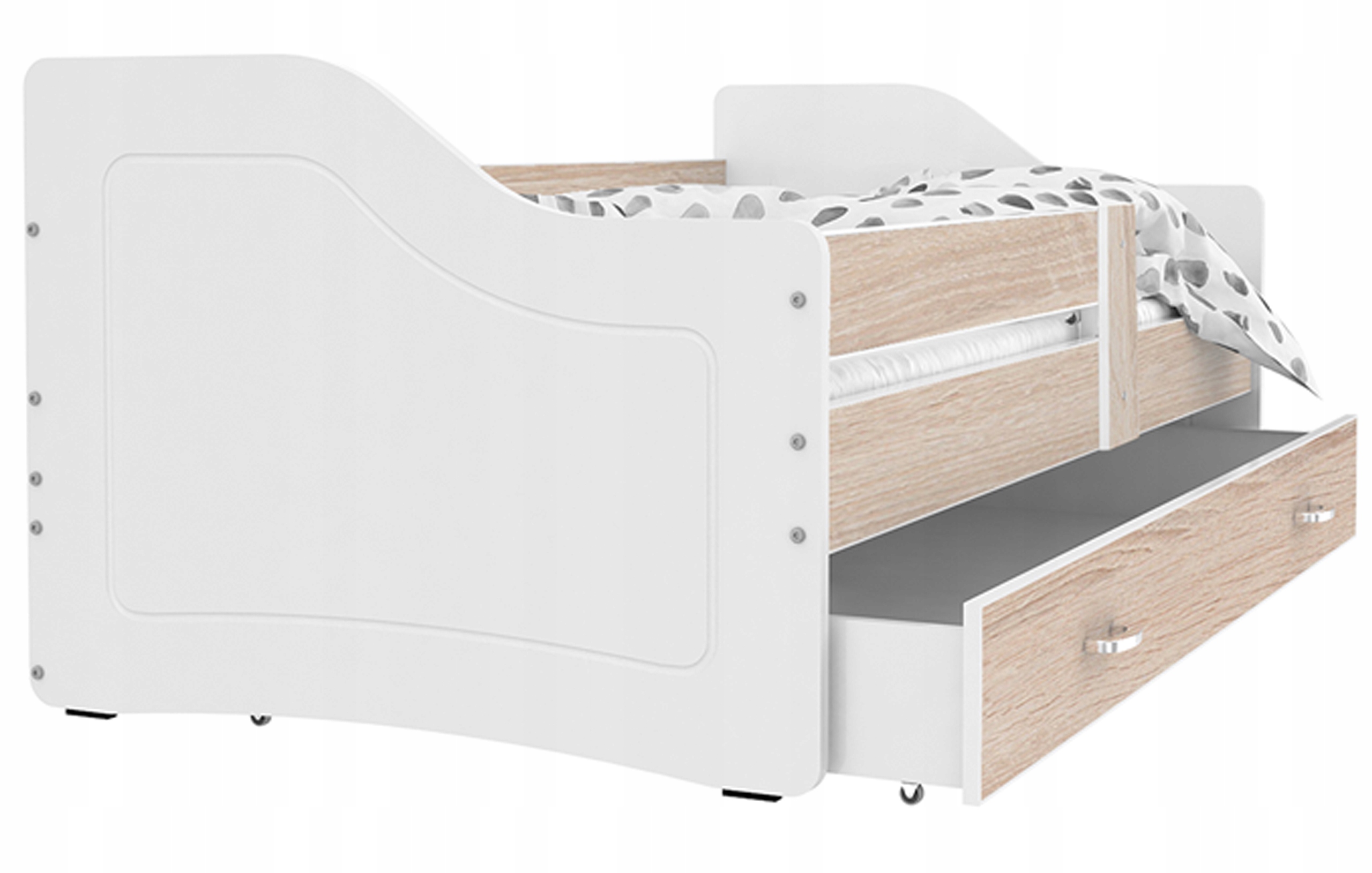 

Łóżko dziecięce 140x80 szuflada materac Fabia