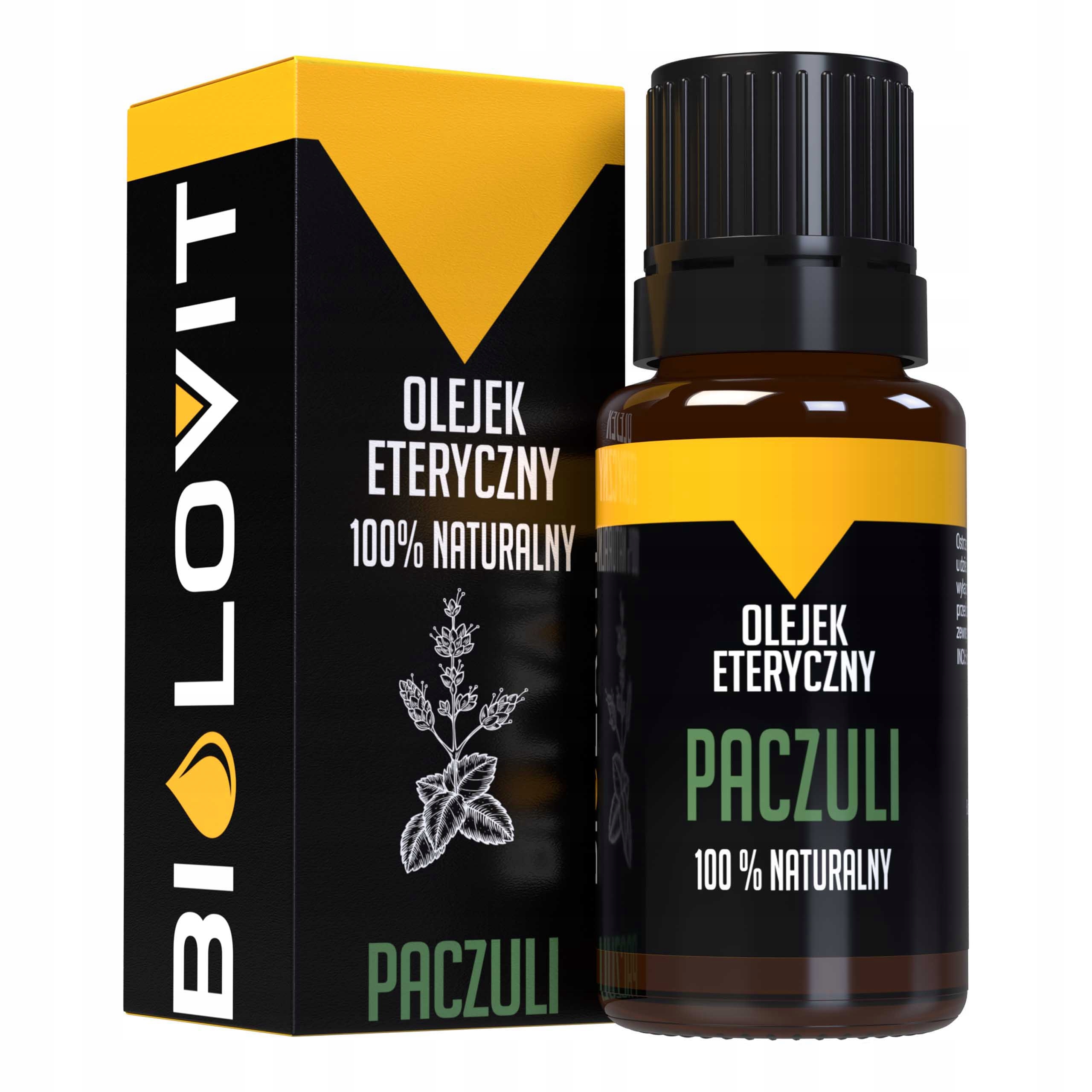 OLEJEK ETERYCZNY PACZULI PATCHOULI PACZULA 10 ML Stan opakowania oryginalne