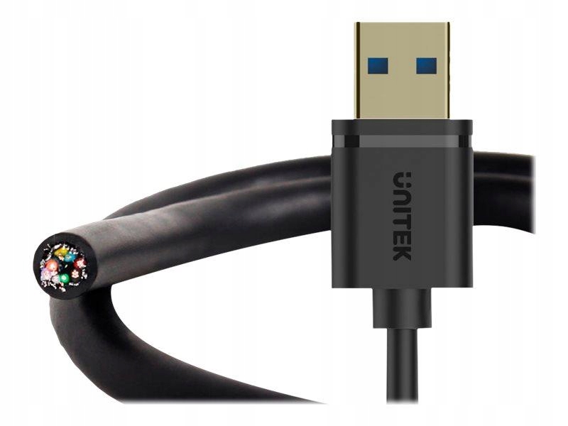 Unitek Y-C456GBK Przedłużacz Usb 3.0 Am-af 0.5m