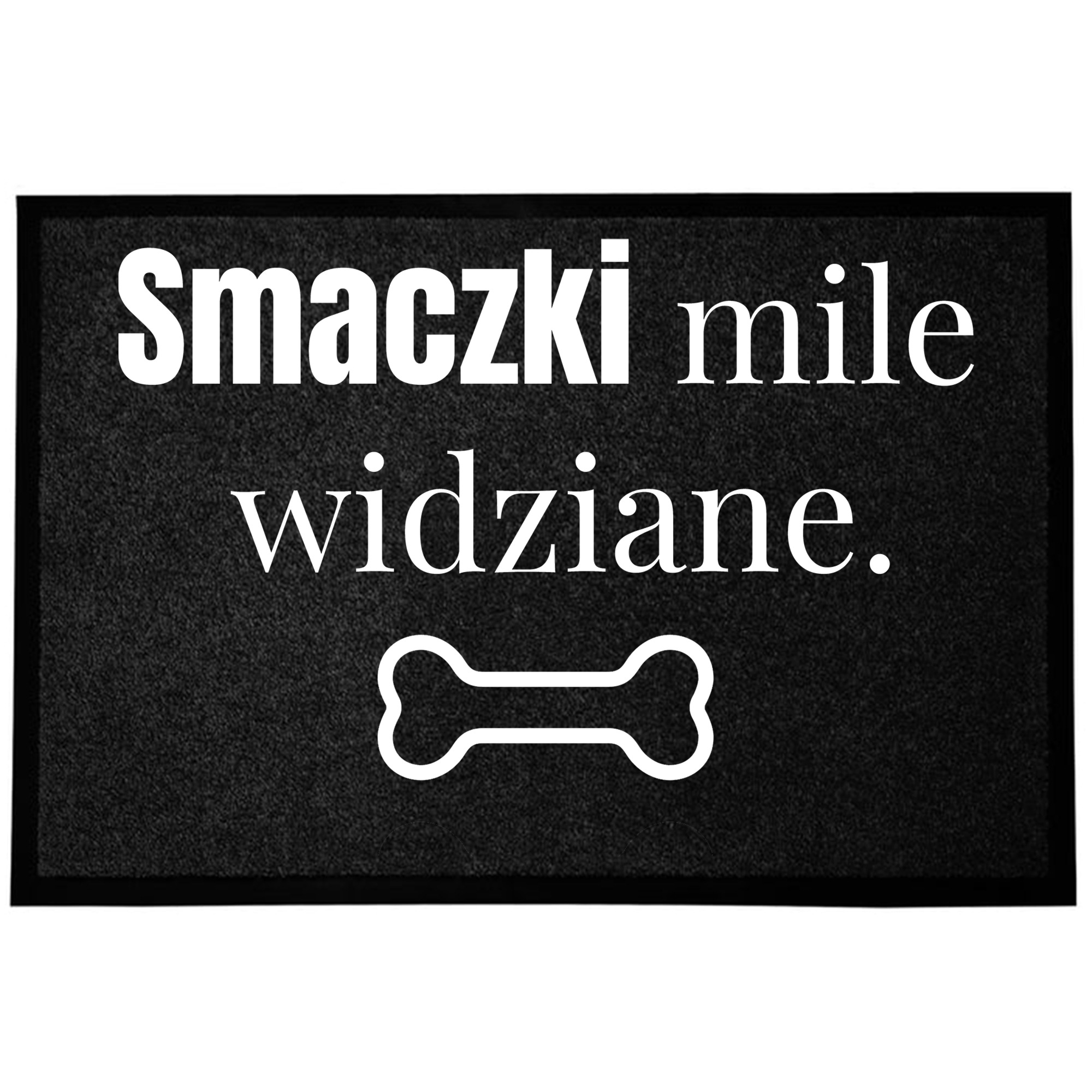 Vchodová Stěračka Černá 40x60 cm Zábavná Pod Dveře S Humorem Chutě