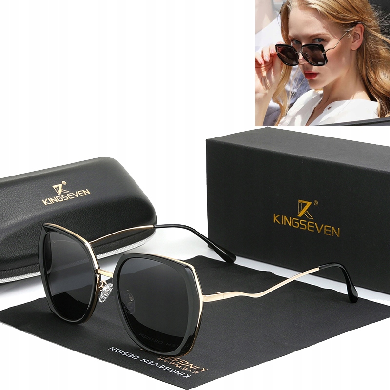 

Okulary Polaryzacja UV400 damskie muchy Kingseven