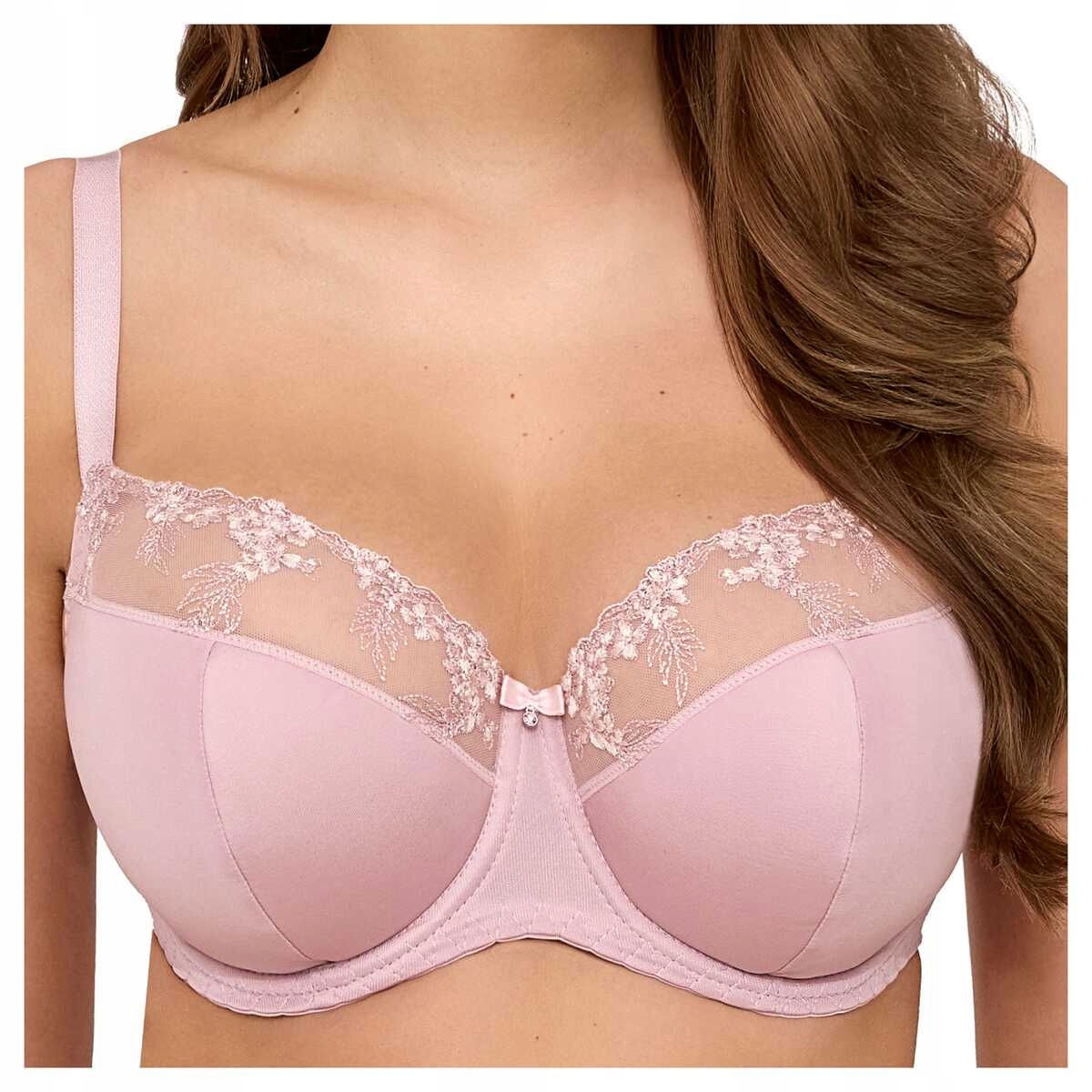 Ava Polovyztužená podprsenka semi soft Satine 2215 blush pink plus 75J