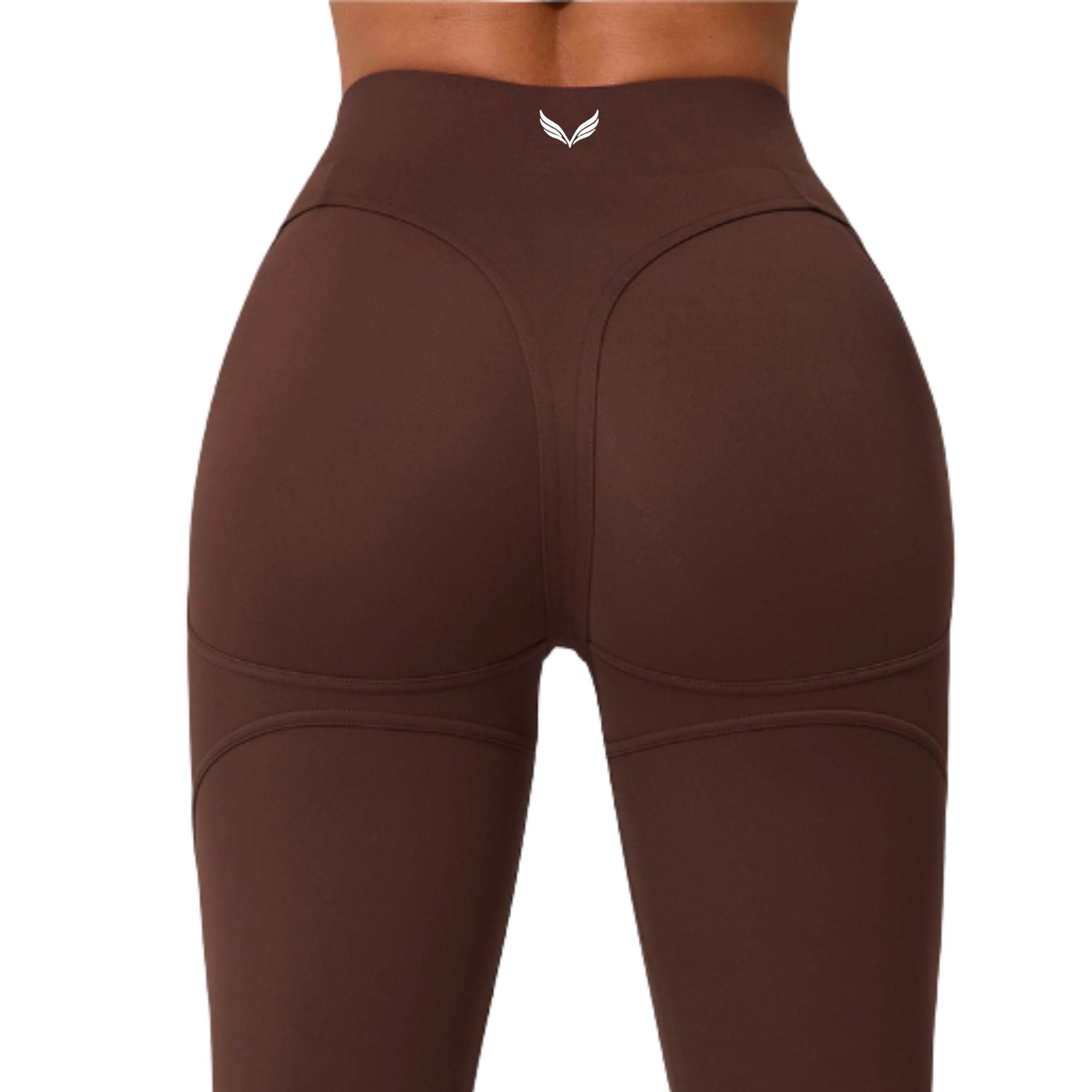 Vivora Contourlift Dámské Sportovní Push Up Modelovací Legíny Hnědá S