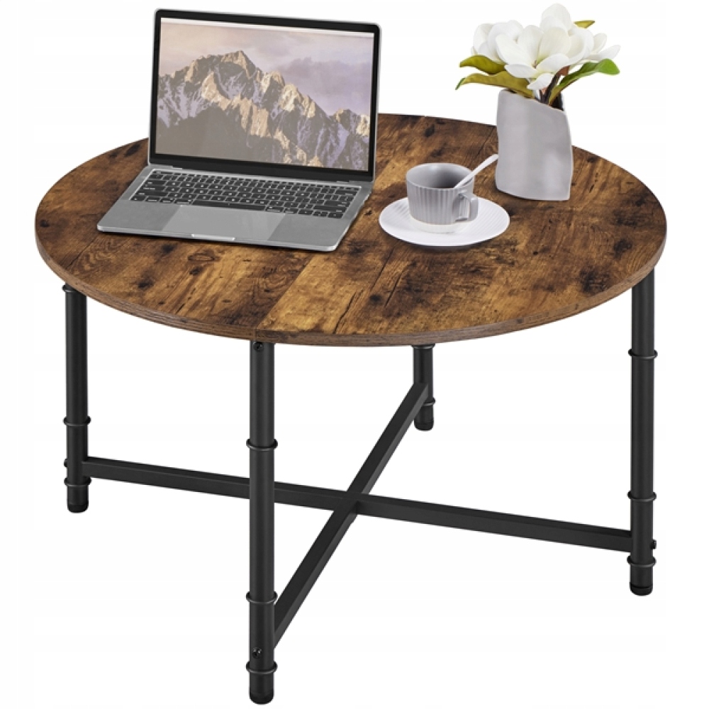 Kulatý konferenční stolek, stůl, obývací pokoj, průměr 80 cm