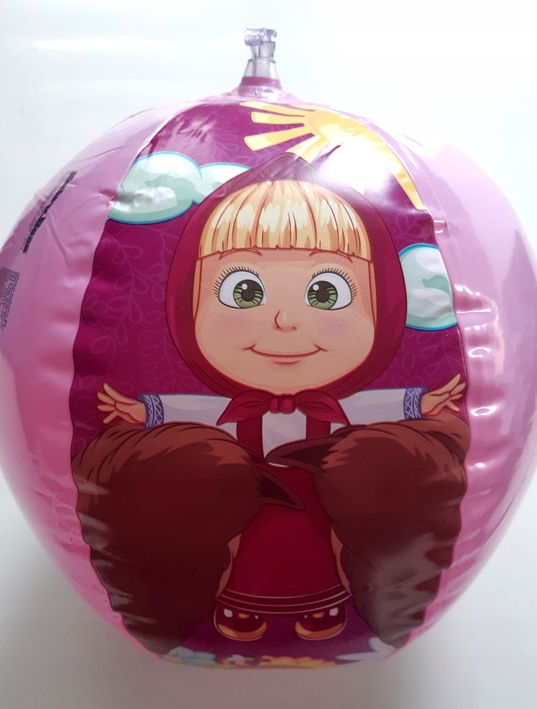 MASZA I NIEDŹWIEDŹ PIŁKA PLAŻOWA DMUCHANA PLAŻA