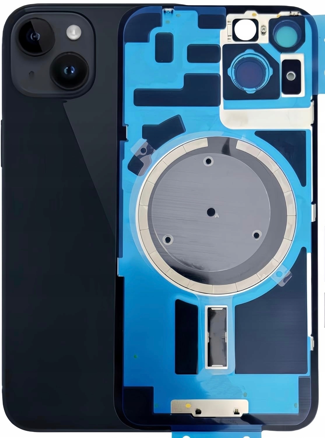 Pełna Obudowa Tył Klapka Iphone 14 Czarny Midnight