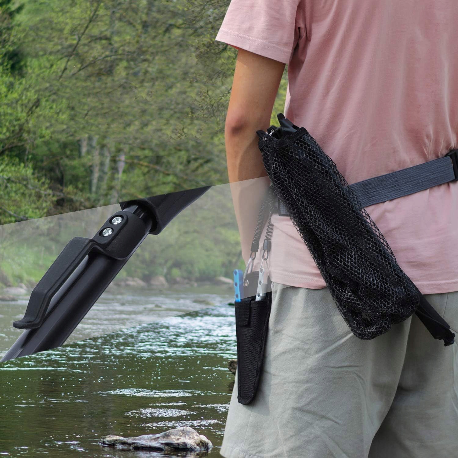 PODBIERAK WĘDKARSKI TELESKOPOWY 2 SEGMENTY Model PODBIERAK WĘDKARSKI