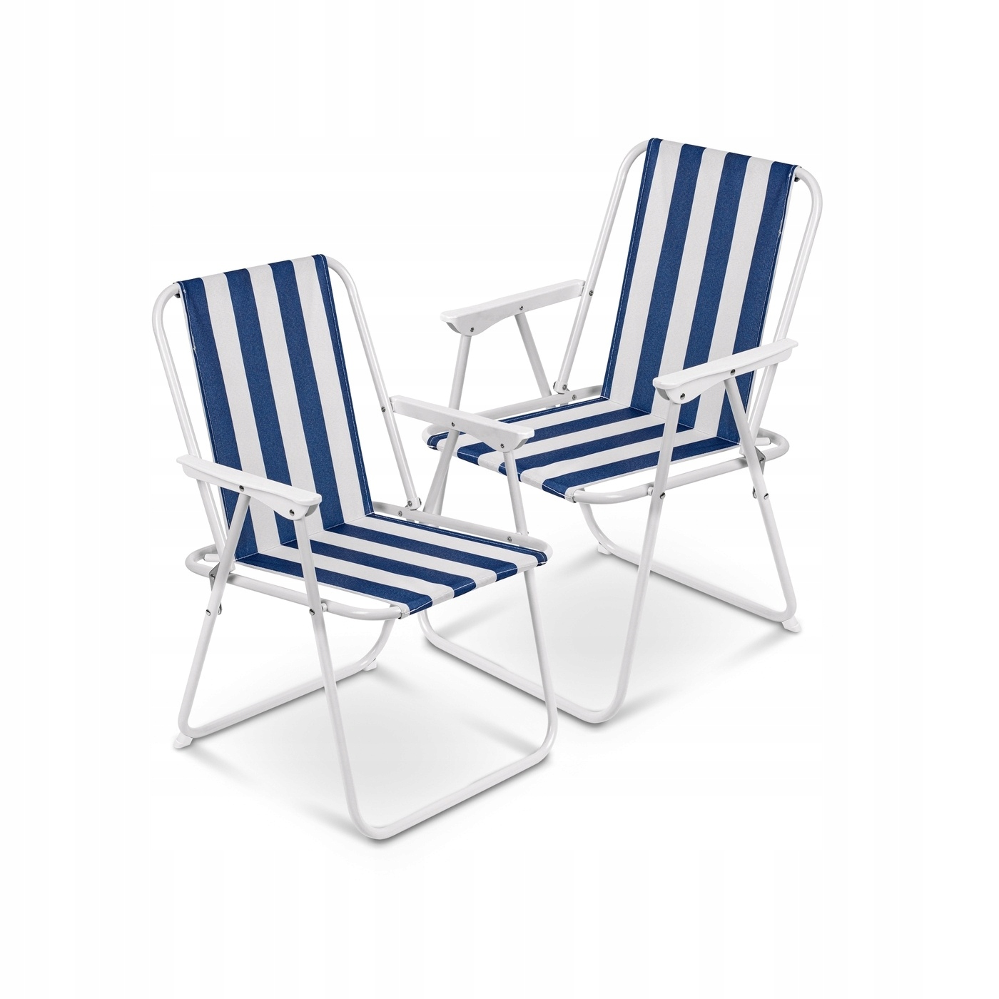 2x KRZESŁO SKŁADANE meble OGRODOWE krzesła TURYSTYCZNE fotele PLAŻOWE mocne