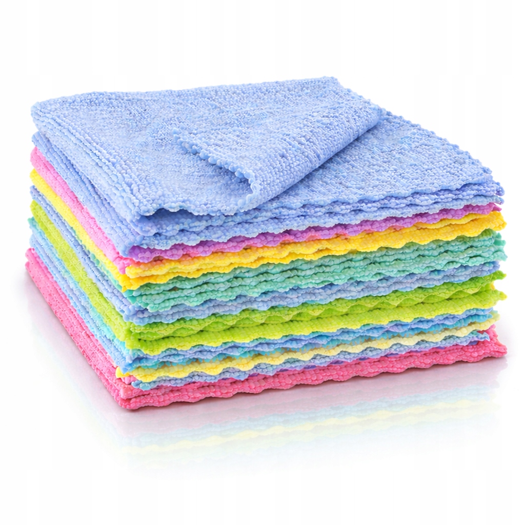Ściereczka z mikrofibry 30x30 cm miękka do szyb jakość 220 g/m2 10 sztuk