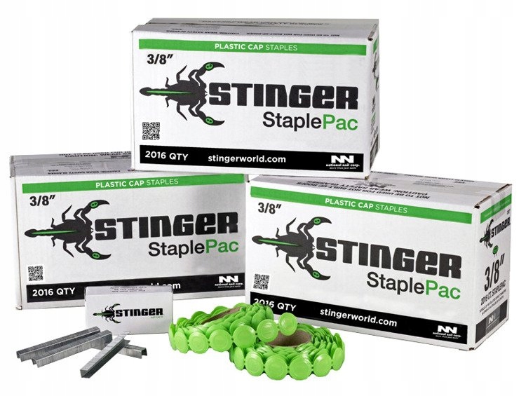 

Zszywka Z Podkładką Stinger Do Folii 2016 szt 10mm