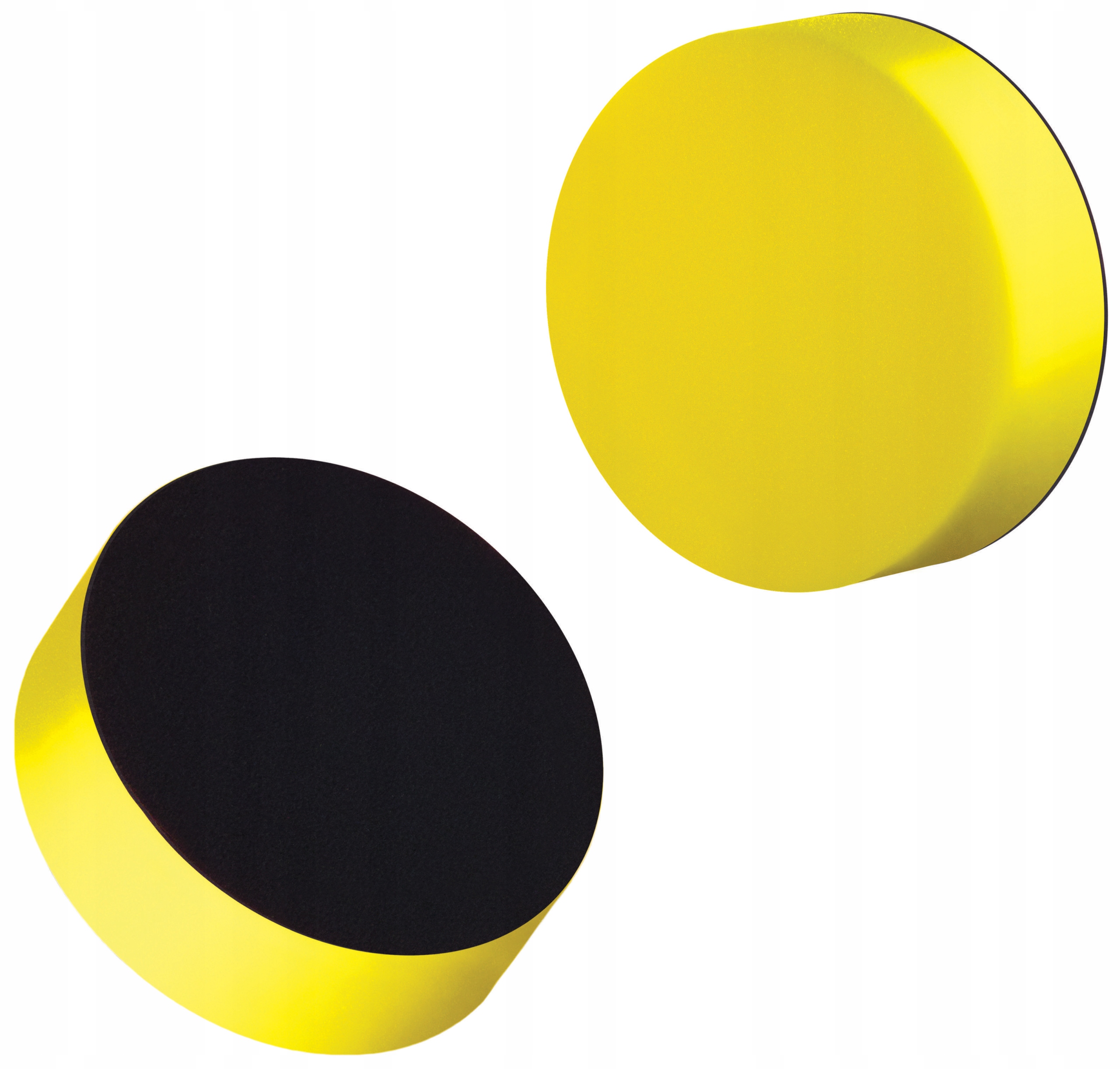 Губка для полировки BOLL на липучке 150 мм - желтый