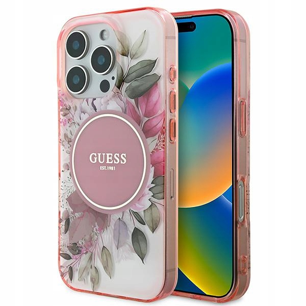 Guess GUHMP16XHFWBDCEP iPhone 16 Pro Max 6.9" růžový/pink hardcase IML Flow