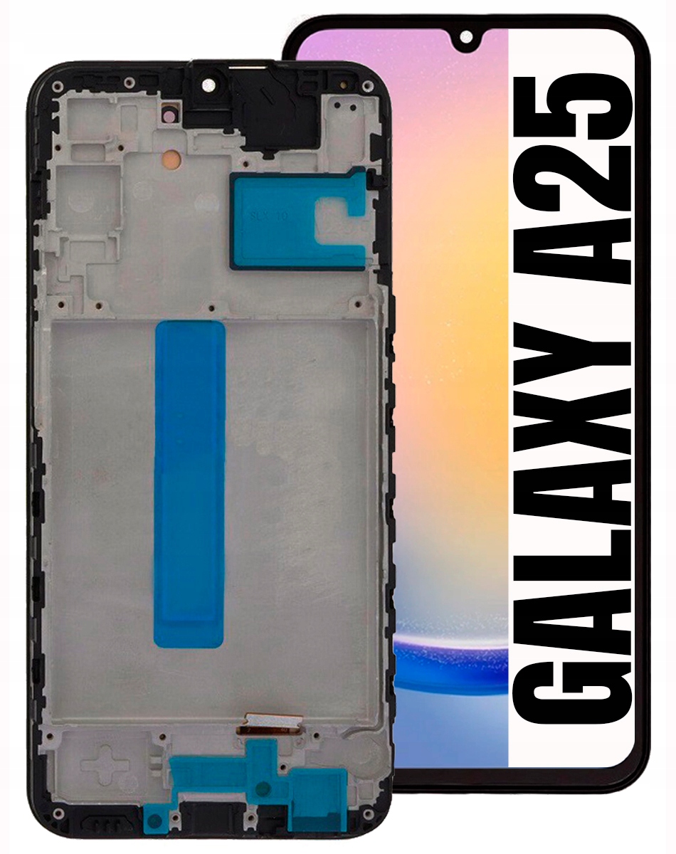 Displej Pro Samsung Galaxy A25 Plná Velikost 6,5" Oled LCD Rámeček