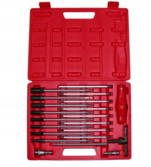 Sada Jmp kľúčov a skrutkovačov s držiakom T (21 dielov)