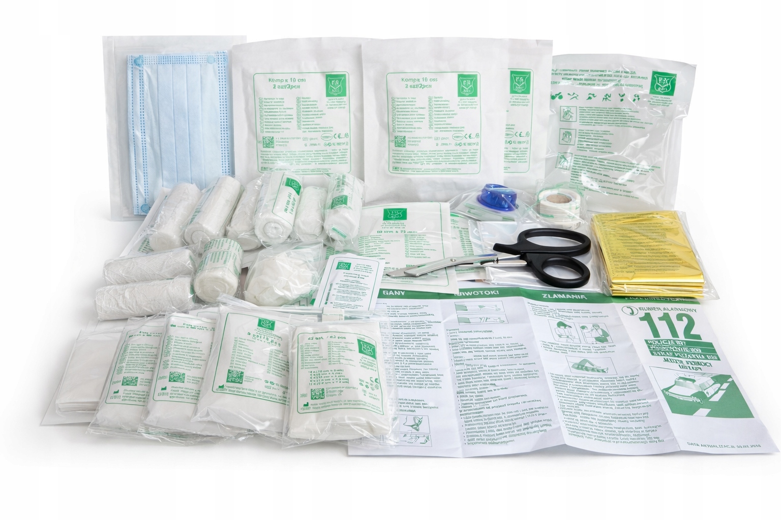 АПТЕЧКА ОБОРУДОВАНИЕ ВКЛАД В АПТЕЧКИ DIN 13157