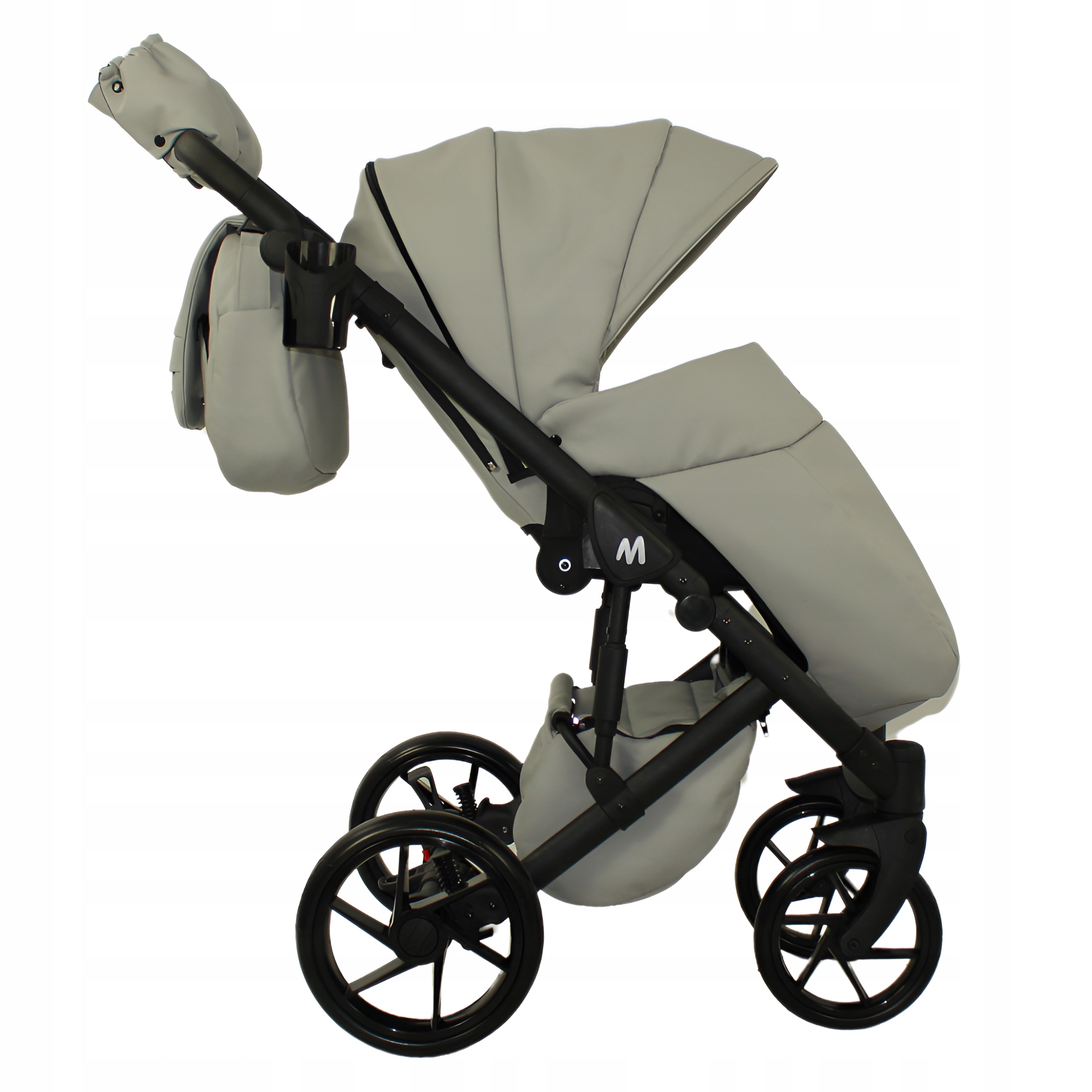 Wielofunkcyjne Wózek dziecięcy Mommo AAA 3w1|Eko-skóra Szerokość produktu 63 cm