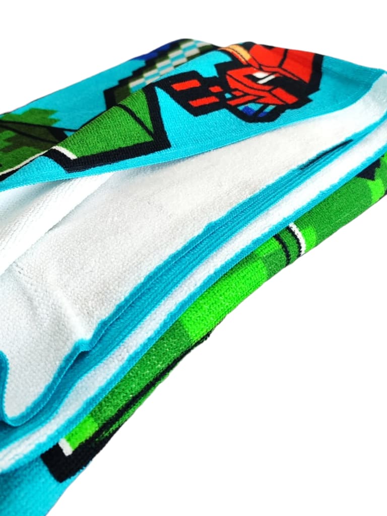 Ręcznik szybkoschnący duży plażowy Minecraft Microfibra Marka Faro