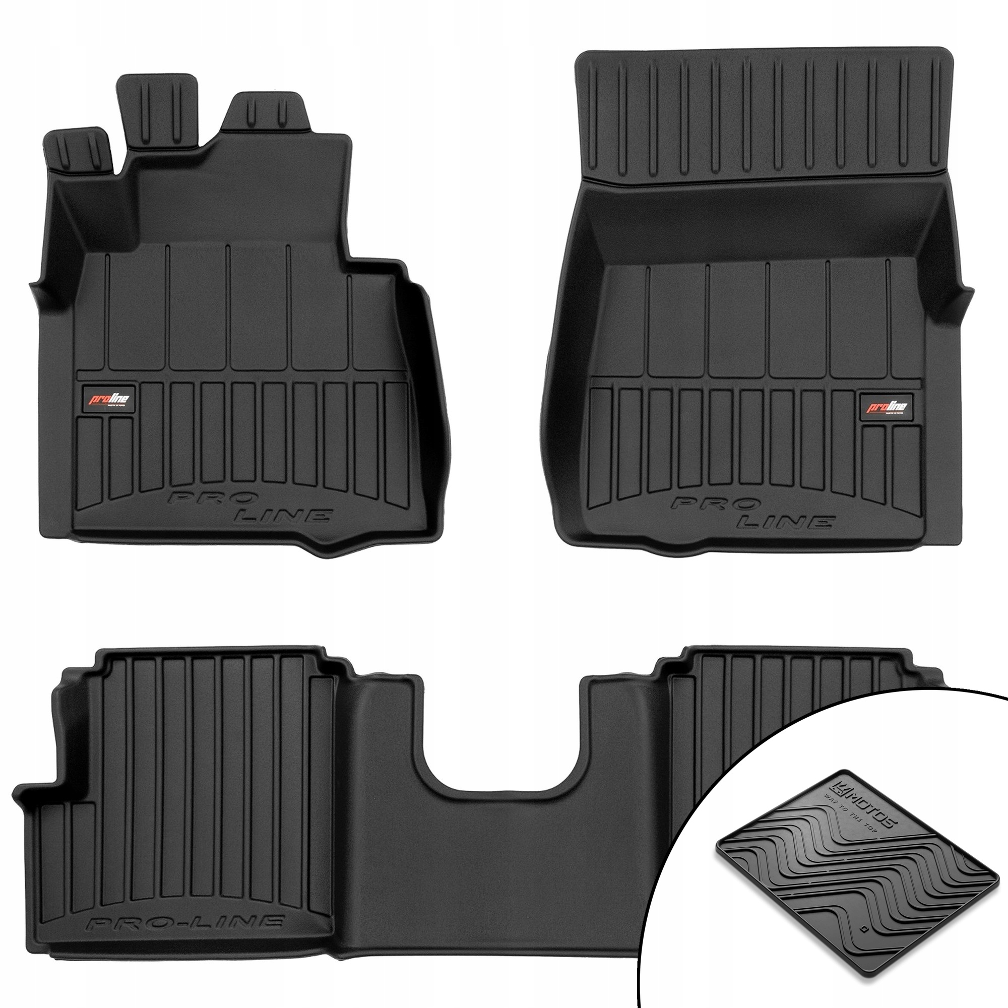 Dywaniki gumowe 3D Mercedes-Benz Klasa G W463 1990-2018 +mata