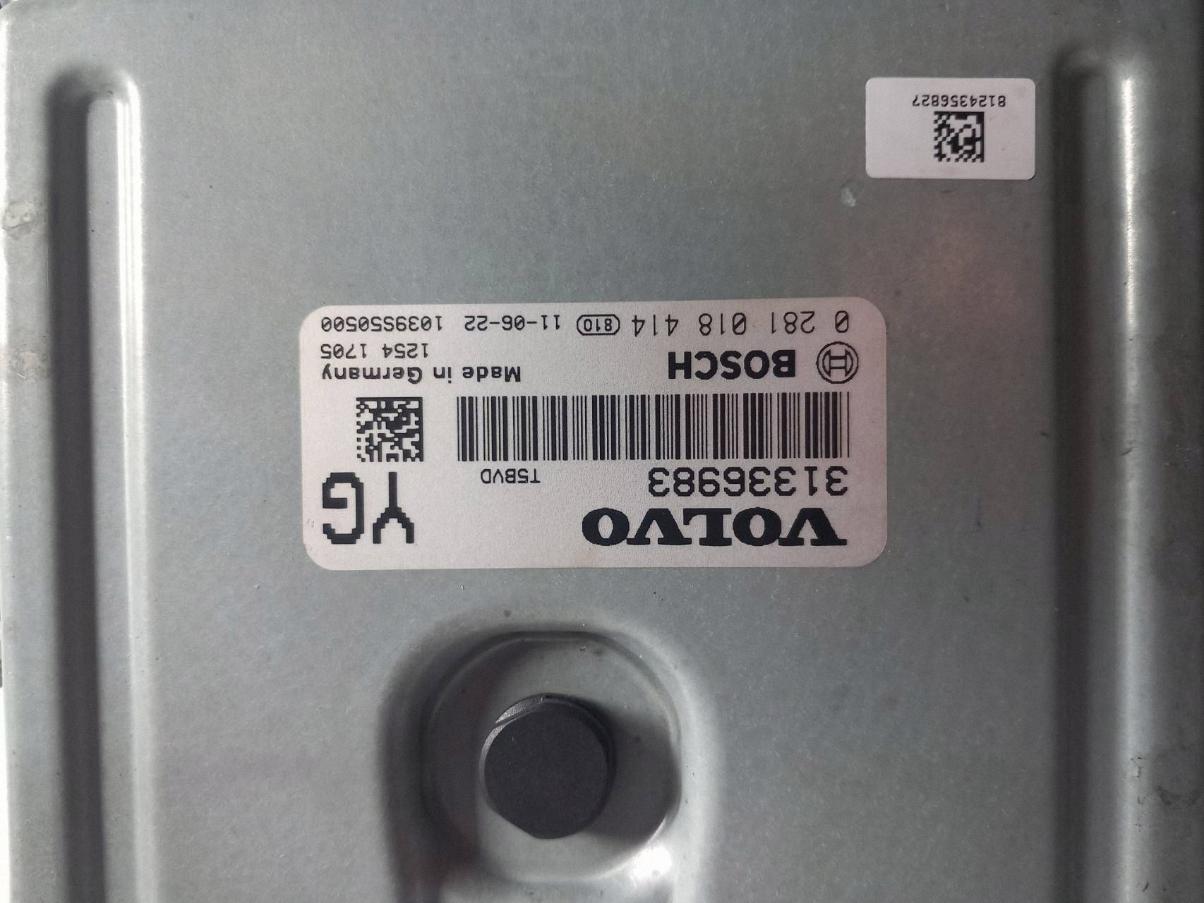 computer control unit of the engine VOLVO S60 2.4 D5 215KM 31336983