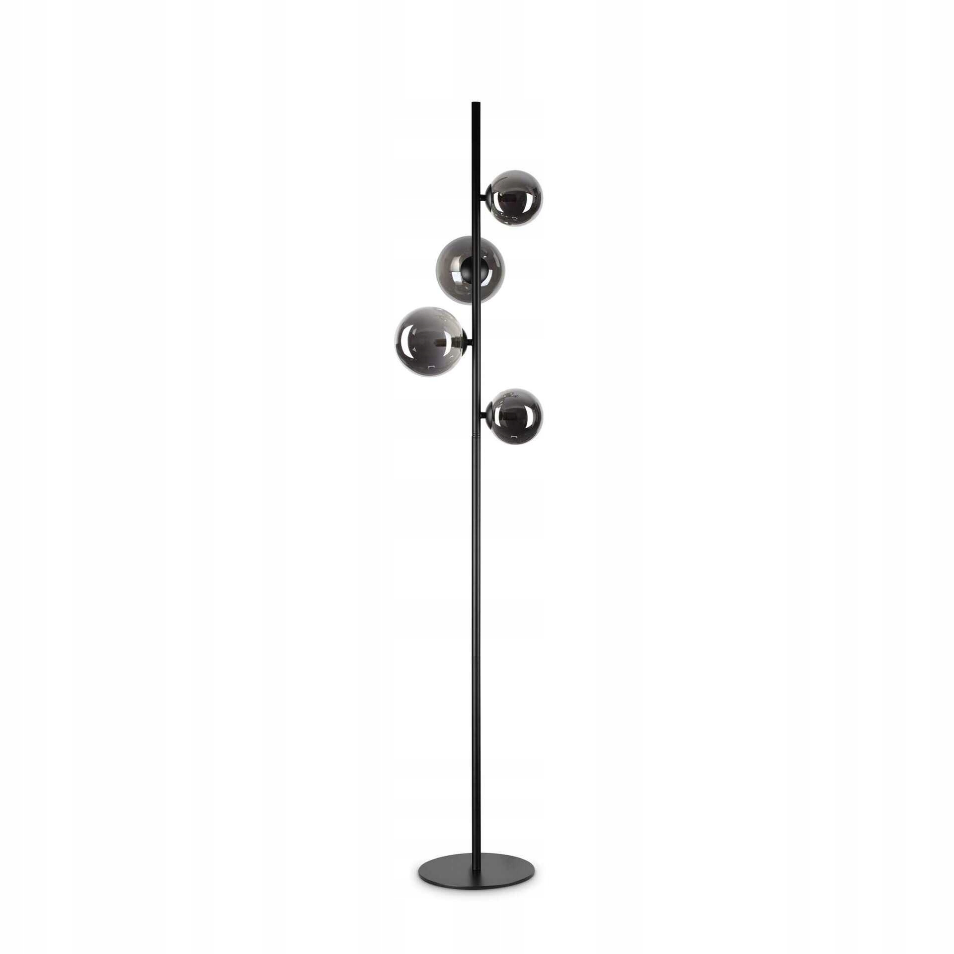 Stojacia lampa Ideal Lux Perlage G9 4x15W dymová kov/sklo