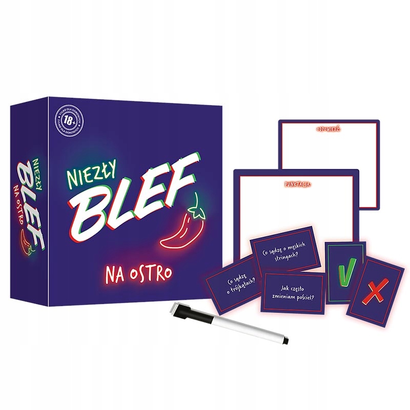 Gra Planszowa Planszówka Dla Dziecka Niezły Blef na ostro Trefl Gra