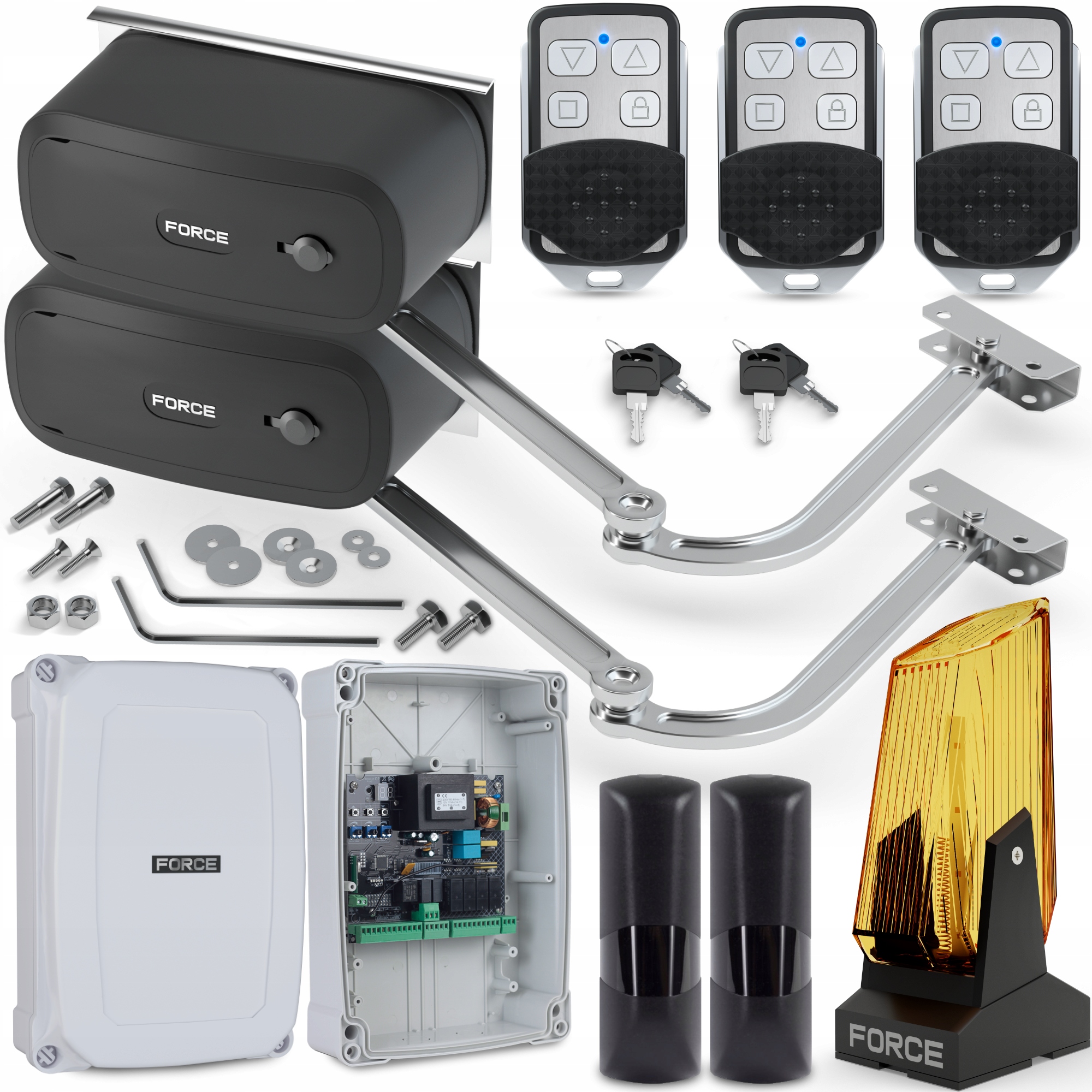 Sada Pro Křídlové Brány Force V400 Ls Do 8 M 400 Kg S Koncovkami