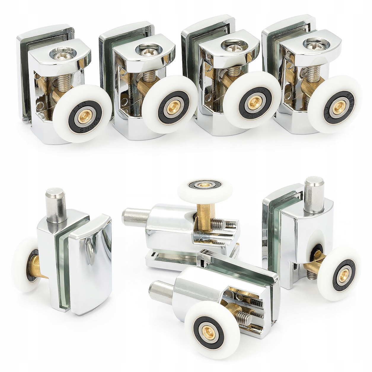 

Rolka Rolki kabin prysznicowej Metal Komplet 25mm