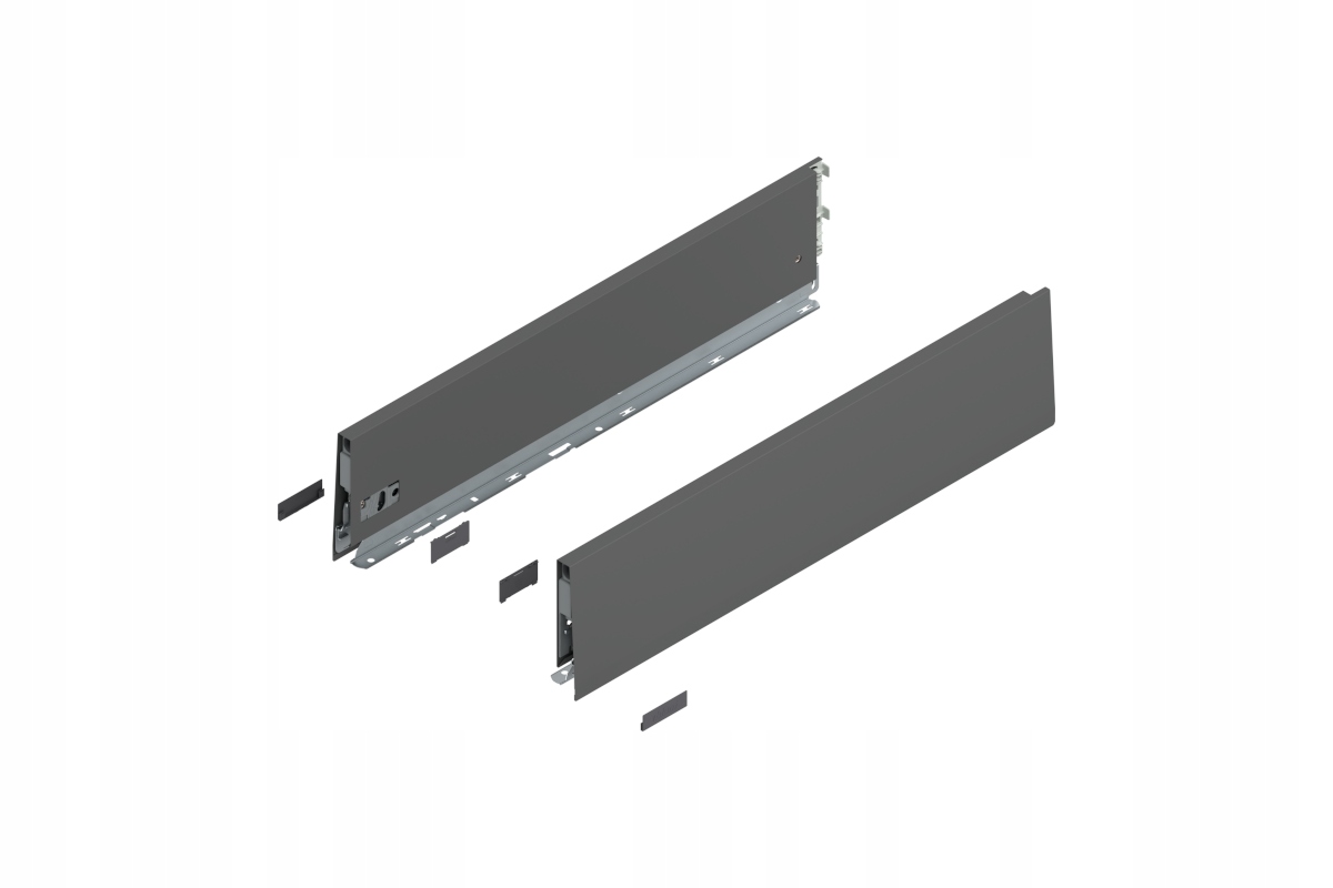 Blum 470K5502S Bok Merivobox, výška K (129 mm) 550 mm, antracit mat