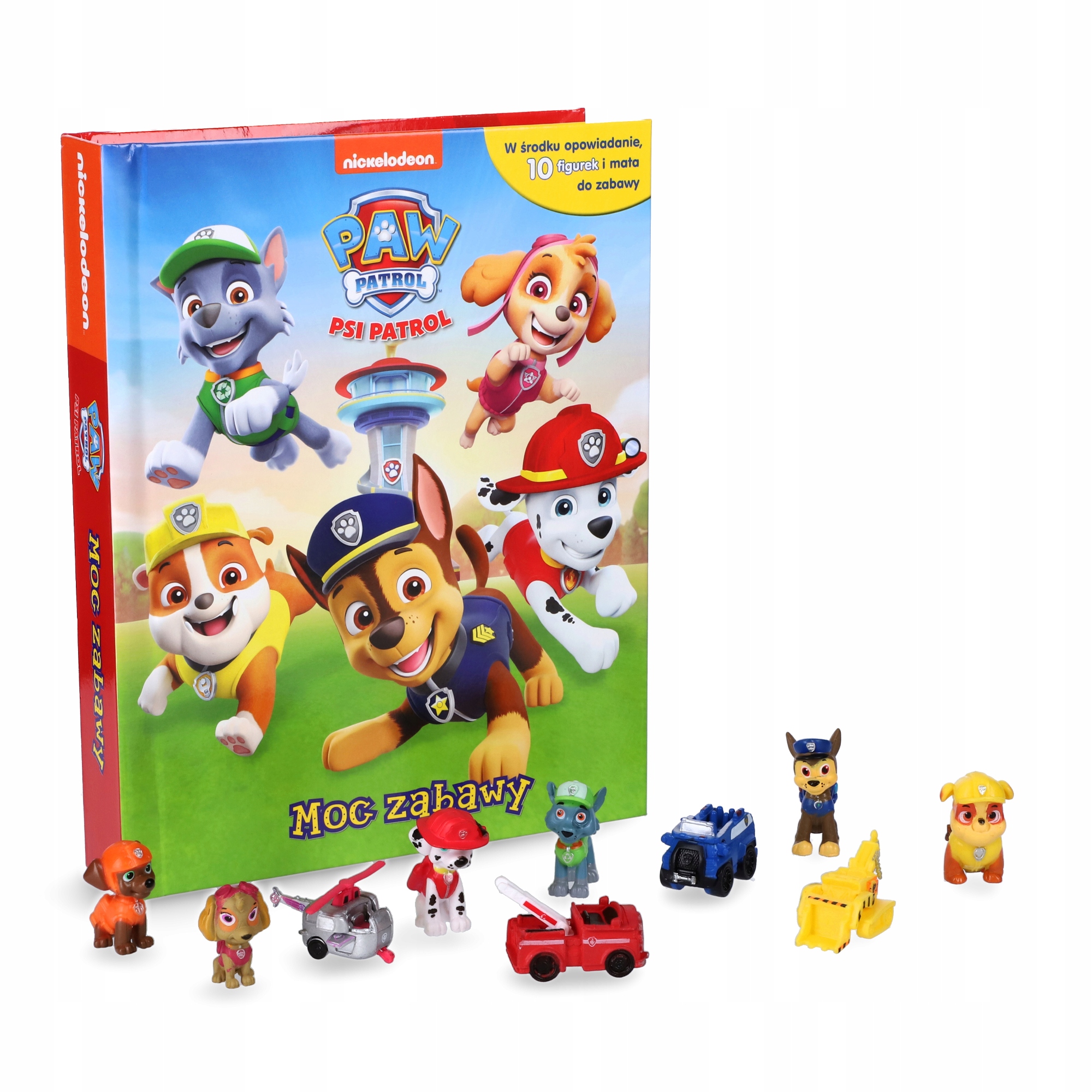 

Psi Patrol 10 Figurek Książka Mata Figurki
