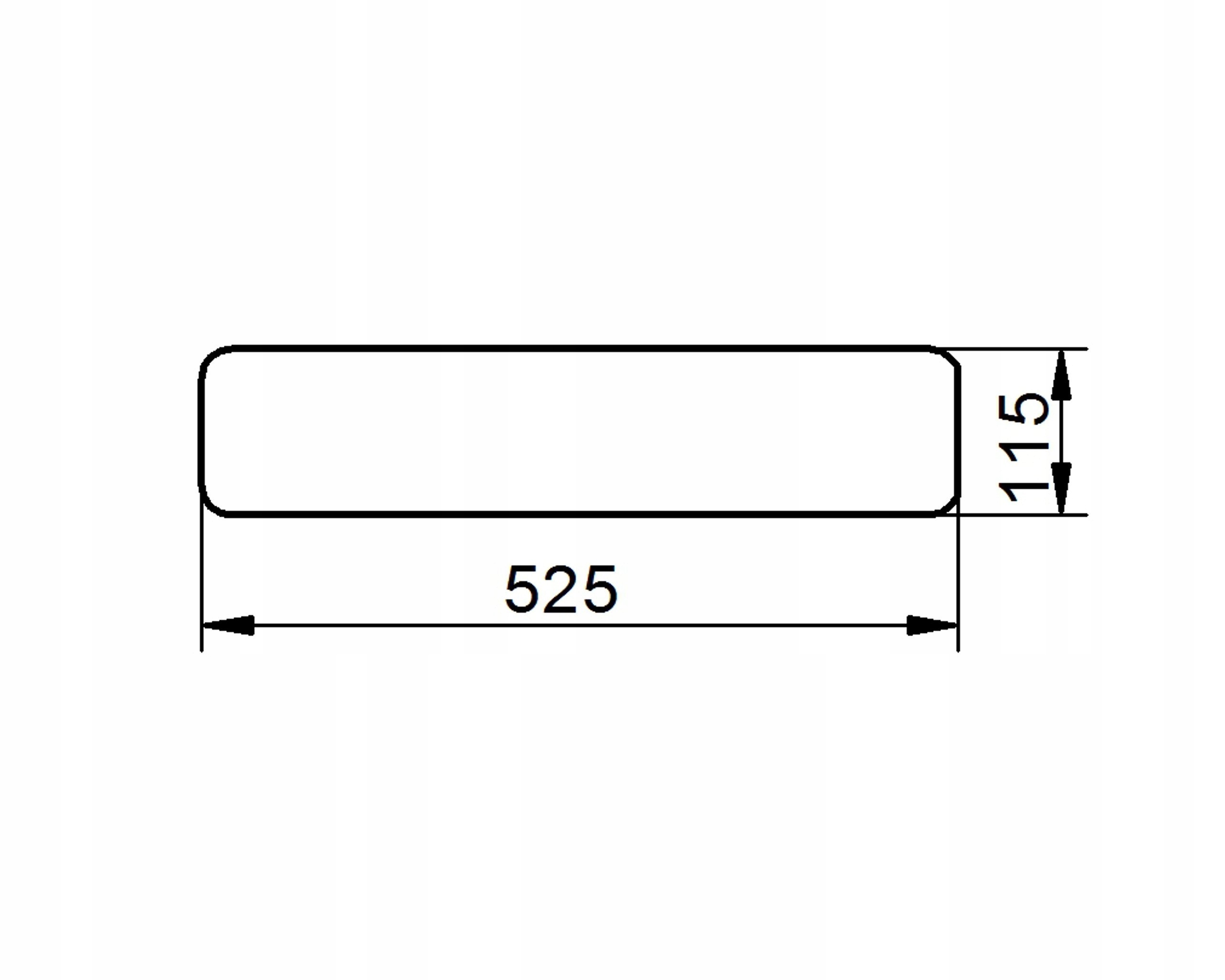 sklo Case 2294 zadní spodní