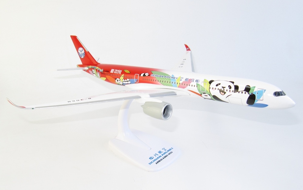 Model Panda Route Airbus A350-900 Sichuan Airlines