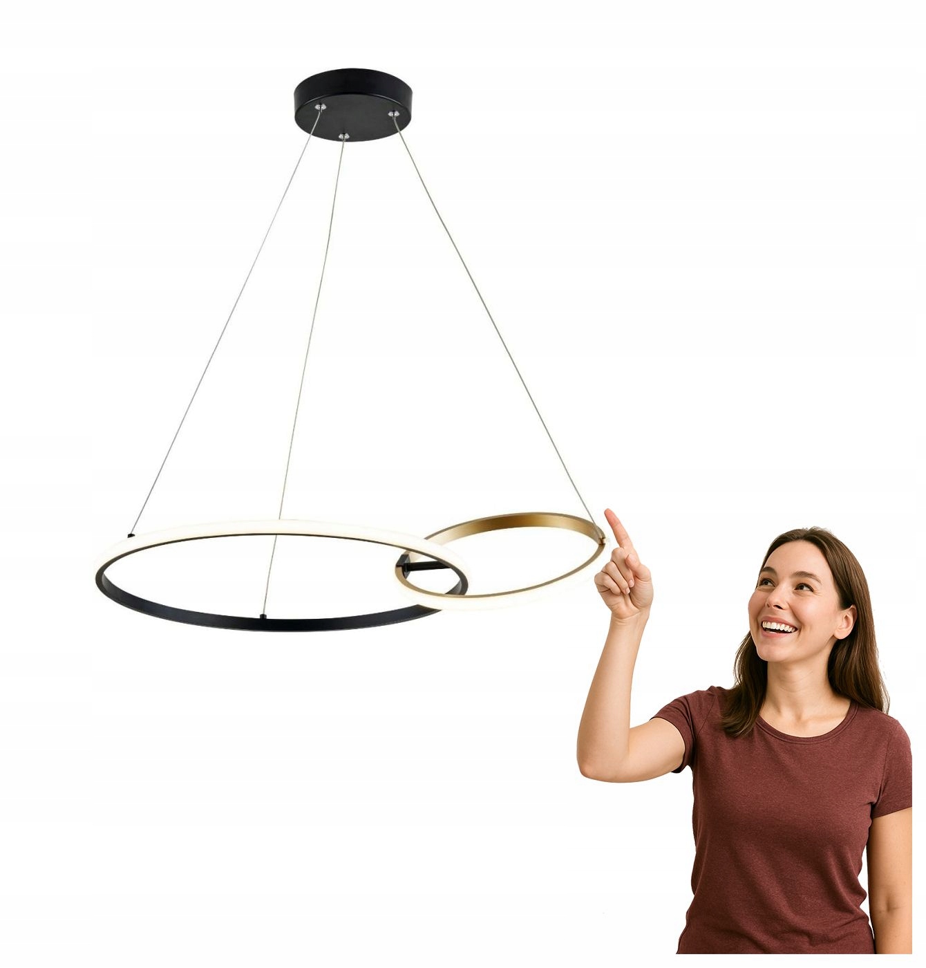 Led závesná lampa 36W Rando 20002P-GD Zuma Line