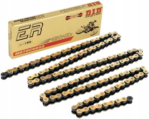 Pohonný řetěz DID 420 Pohonný systém DID420NZ3G&B 114 spona Zlatá Quad Cr