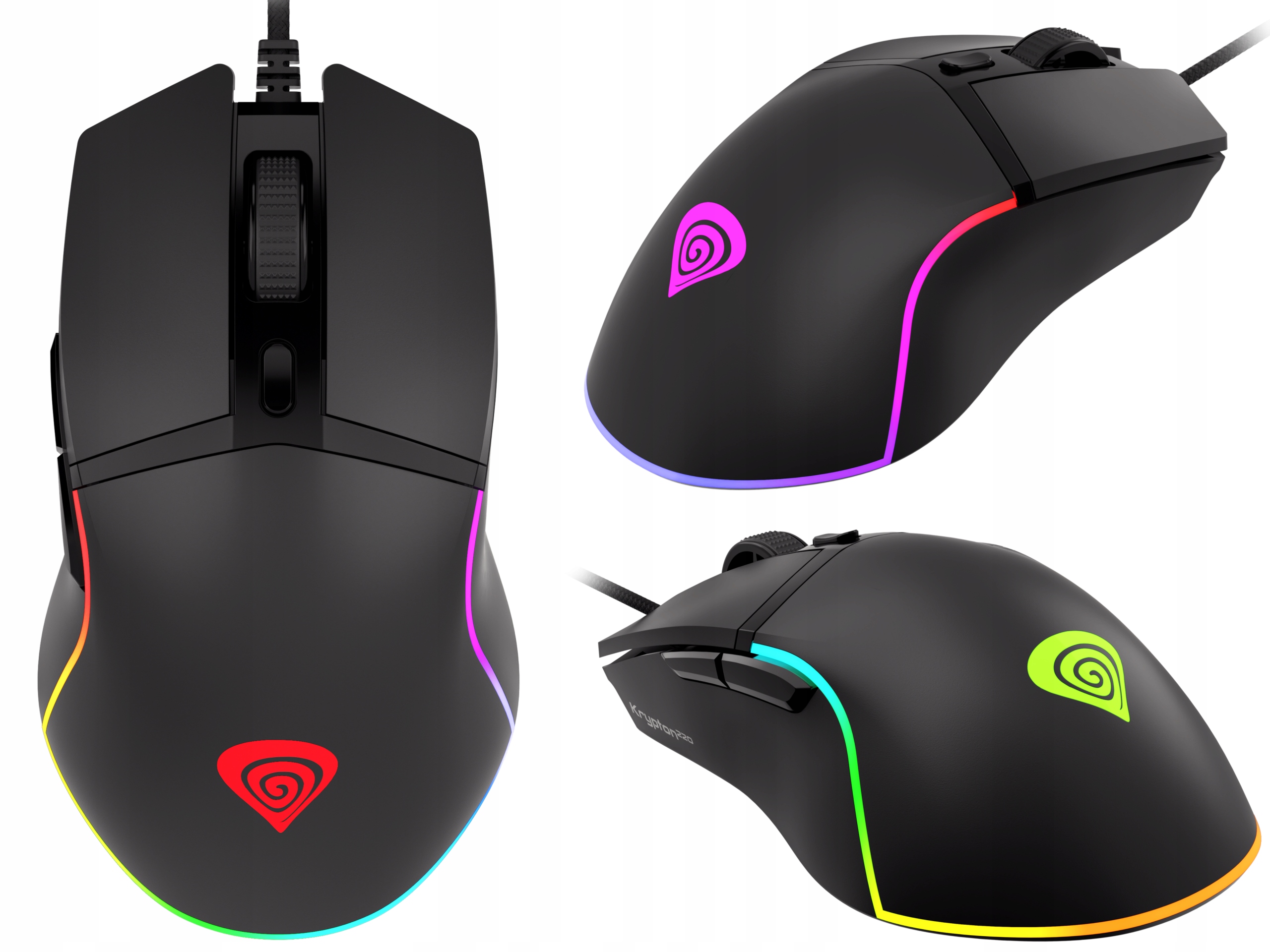 

Mysz Gamingowa Genesis Krypton 220 Rgb 6400 Dpi