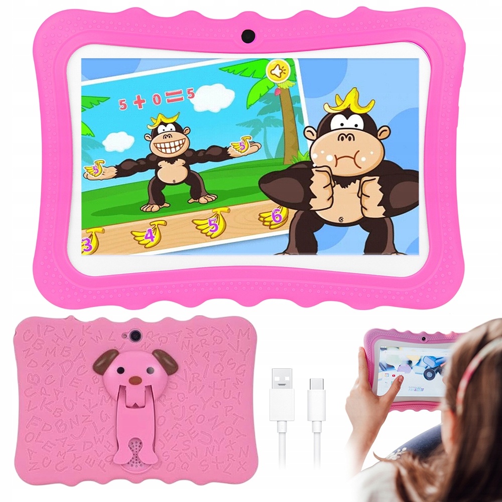 Tablet Pro Děti Vzdělávací Hry Hračky Set Android 7" Wifi 2+32GB