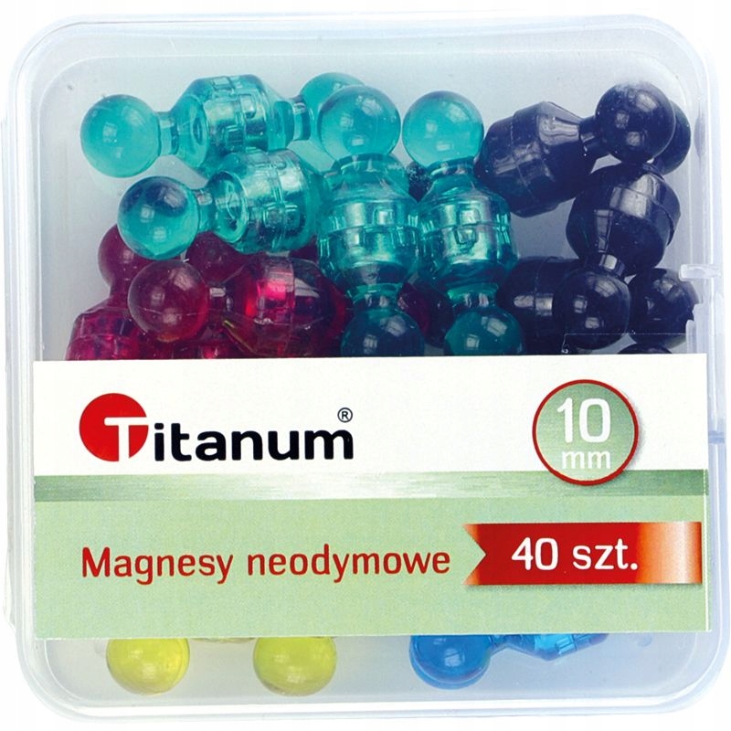 

Magnes magnesy neodymowy do tablic 1cm mocny 40SZT