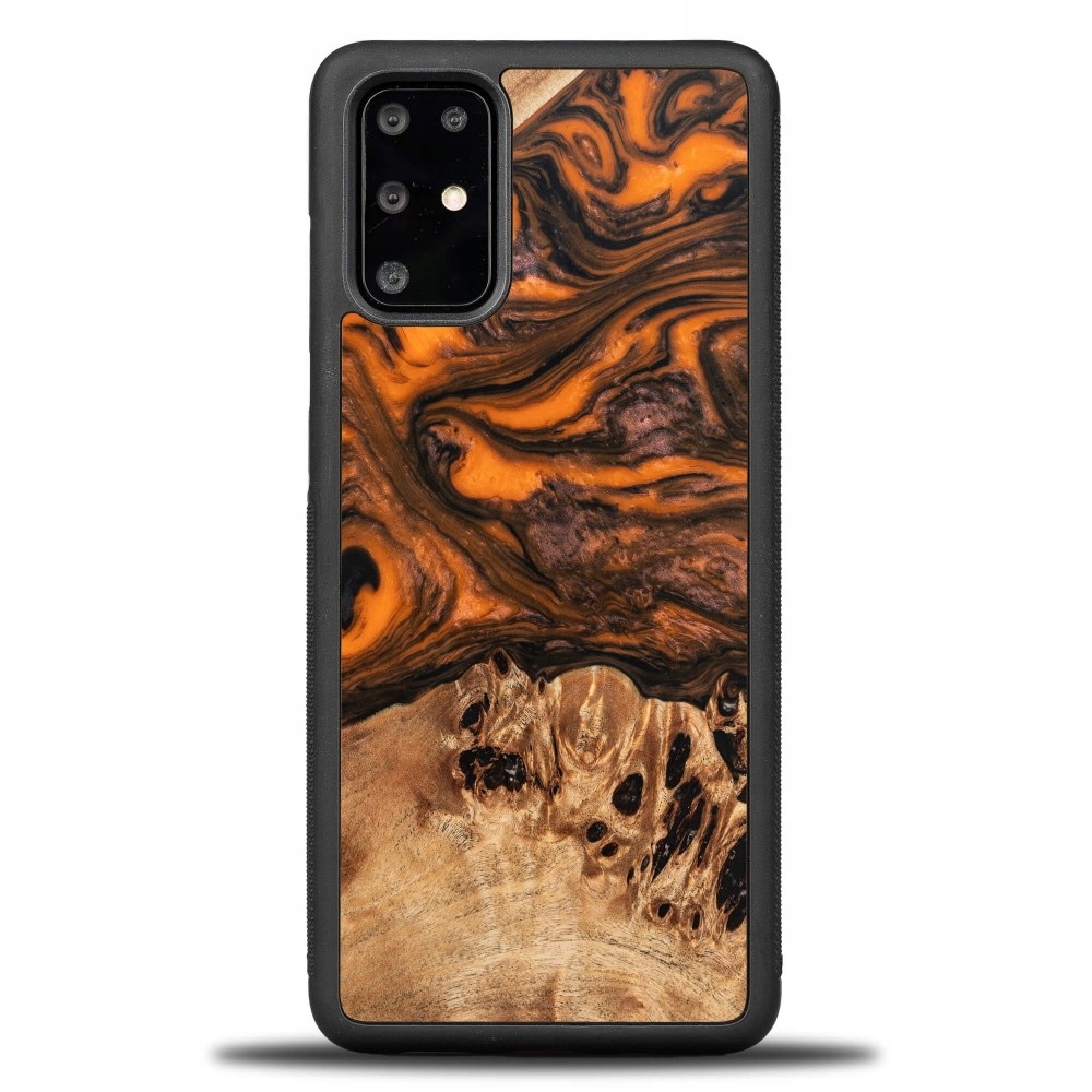 Pouzdro Bewood Unikátní pro Samsung Galaxy S20 Plus oranžové