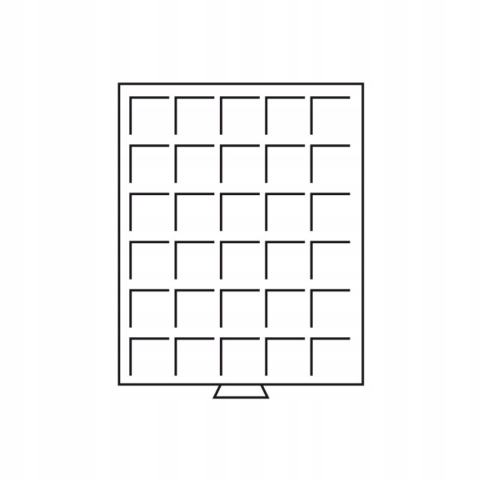 Paleta na mince Mb 30, 38 x 38 mm Leuchtturm