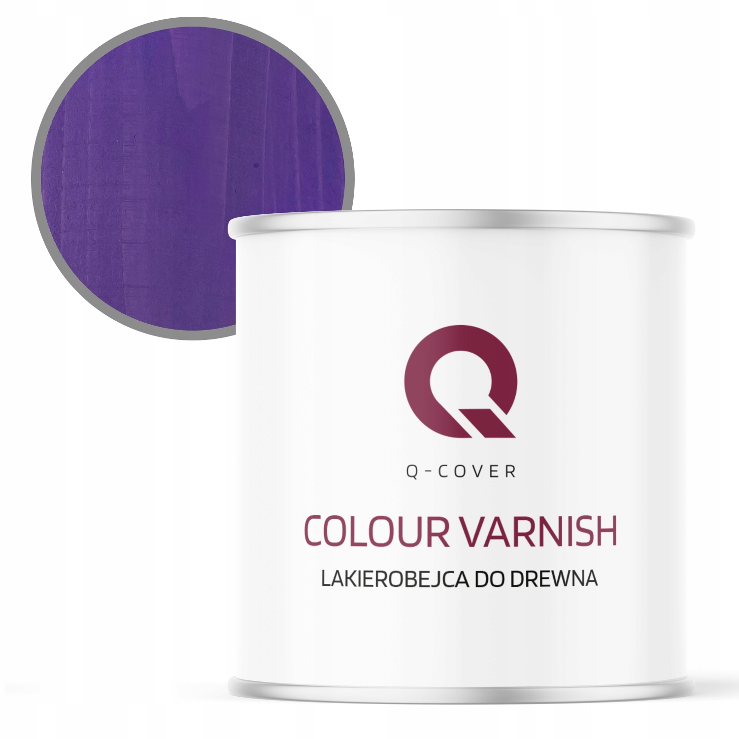 Rychleschnoucí lakovací nátěr na ochranné dřevo 2,5 L, barva Fialová, polomatná
