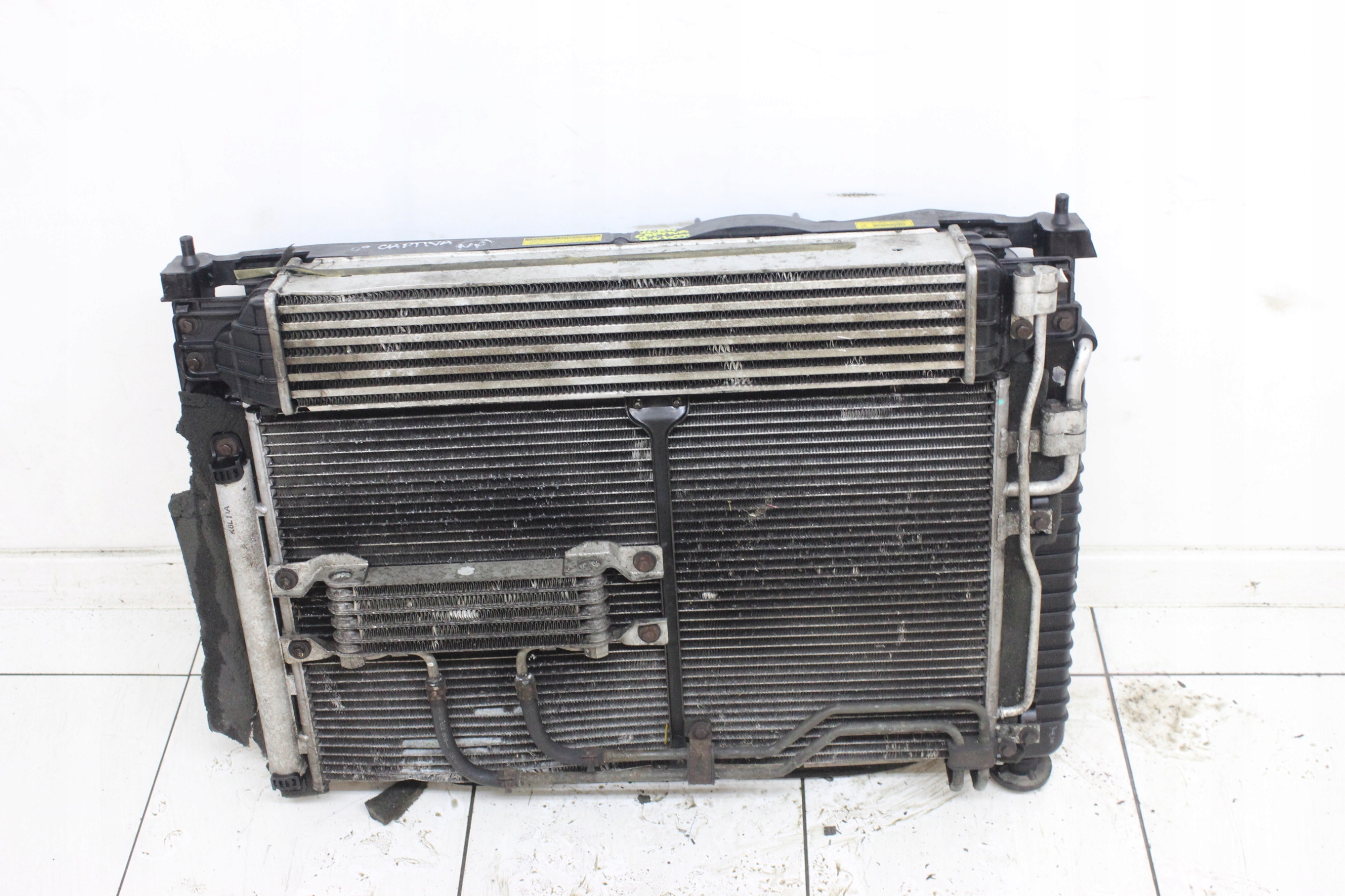 CHŁODNICE WENTYLATORY KOMPLET CHEVROLET CAPTIVA 06-10r 2.0 VCDI