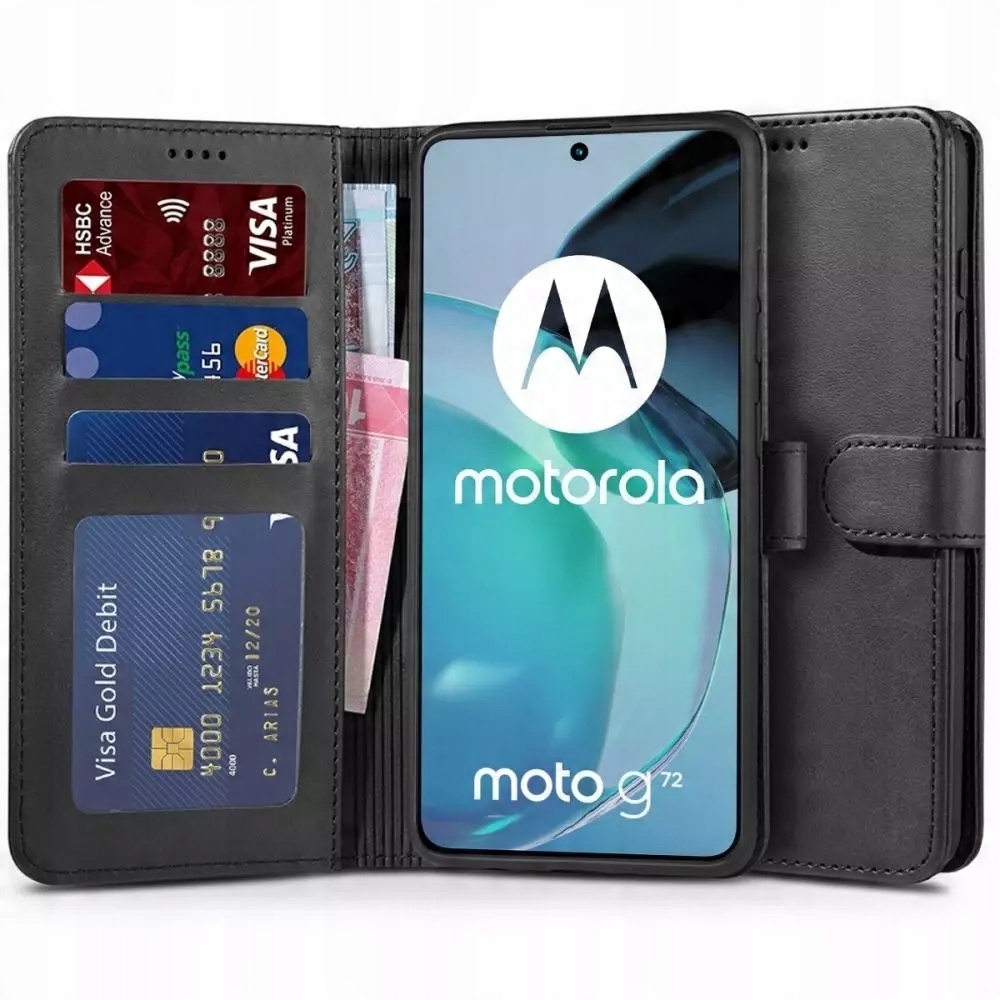 

Wallet Motorola Moto G72 Black