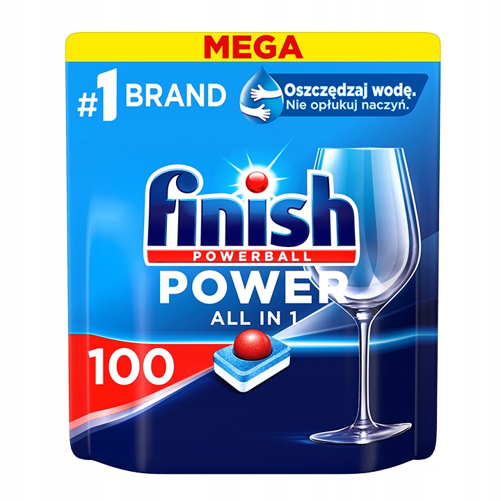 Levně Finish Power All in 1 tablety do myčky 100 ks