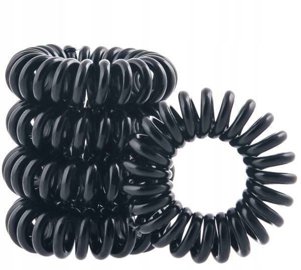 

5x Gumka Do Włosów Spiralna Sprężynka Czarna