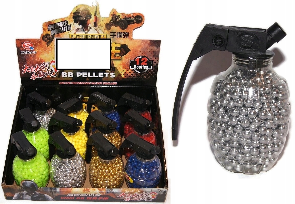 

Kulki 6mm Do Pistoletu Zapas Amunicja Granat 800sz