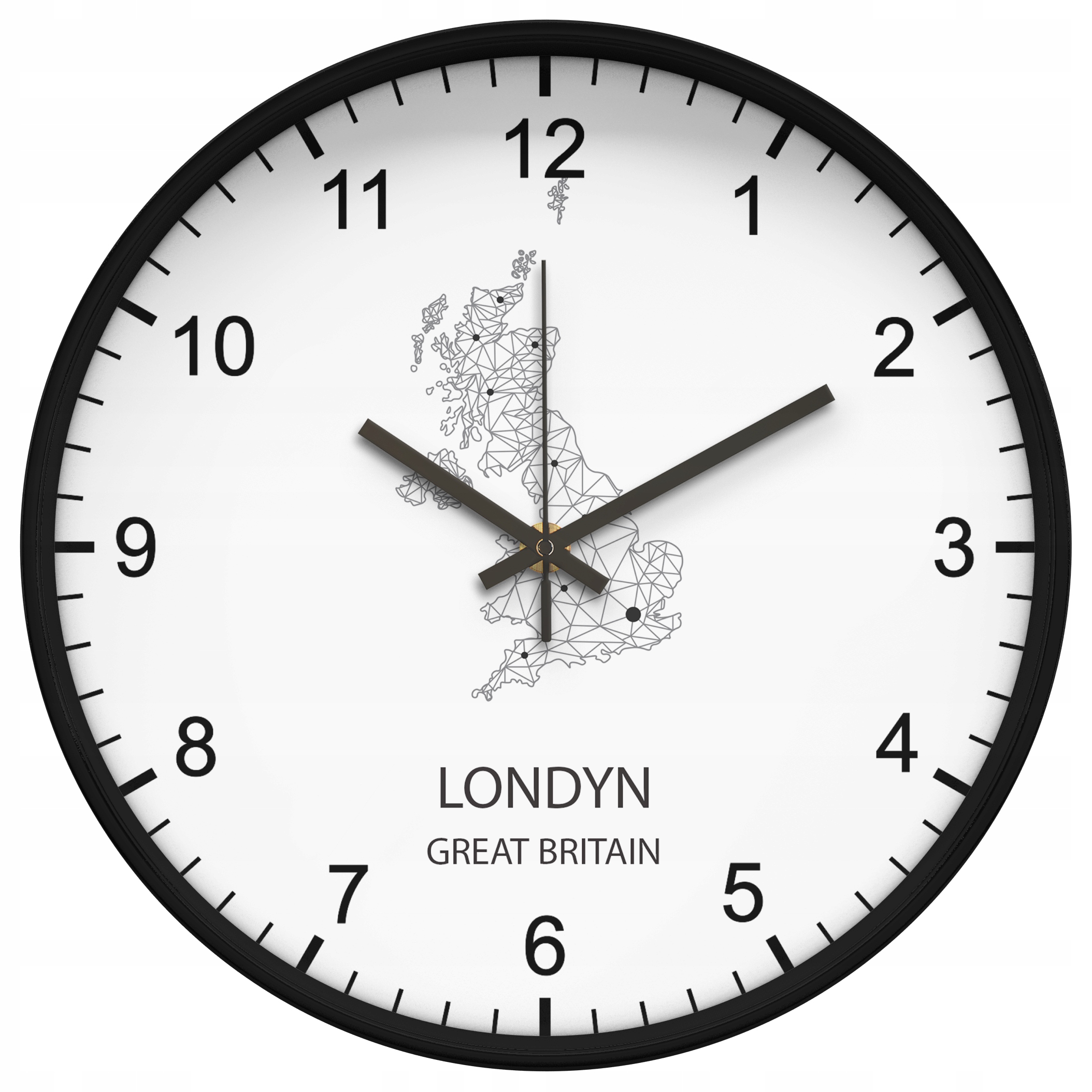 Zegar ścienny LONDYN finansowy, giełda, kantor Marka bez marki