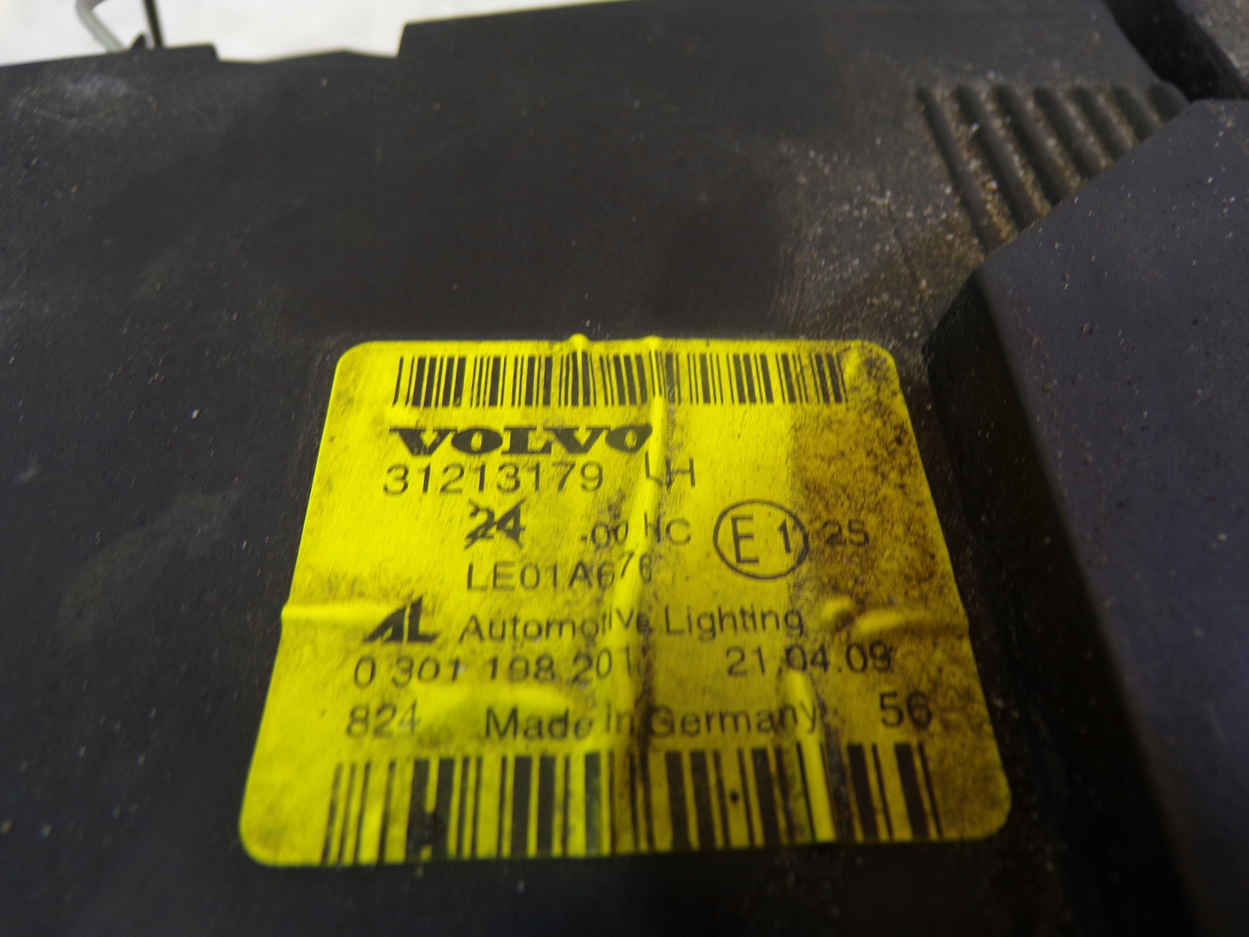 light front lens front left VOLVO V50 S40 2 II (4) (K)