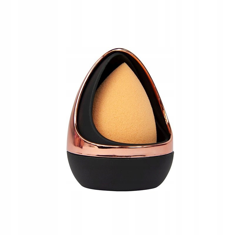 Donegal Etui na gąbkę Blending do makijażu, zamykany pojemnik na gąbkę. Kolor dominujący czarny