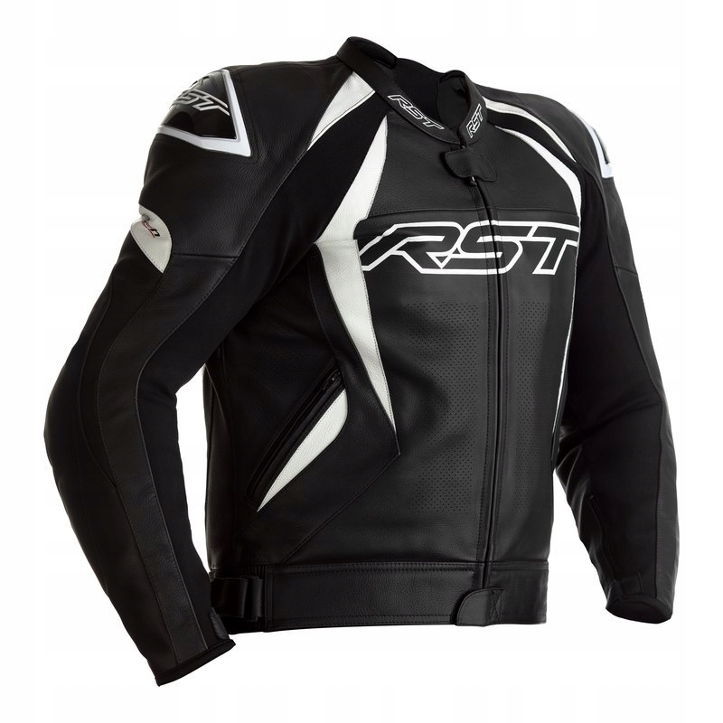 KURTKA SKÓRZANA RST TRACTECH EVO 4 CE BLACK/WHITE XL (2357)